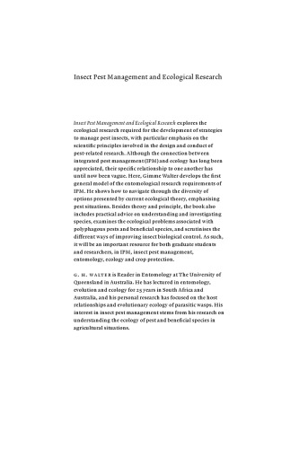 مدیریت آفات و تحقیقات زیست محیطی