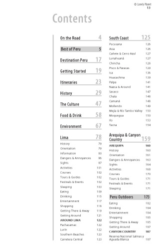 تنها سیاره پرو (راهنمای کشور)