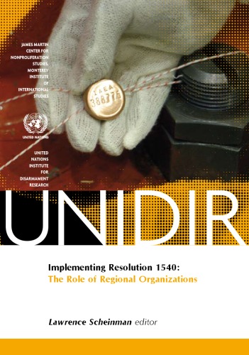﻿اجرای قطعنامه 1540: نقش سازمان های منطقه ای