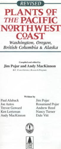 ﻿گیاهان ساحل شمال غربی اقیانوس آرام: واشنگتن، اورگان، بریتیش کلمبیا و آلاسکا