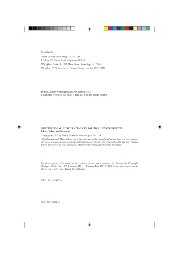 ﻿شرکت های چند ملیتی در محیط های سیاسی: اخلاق، ارزش ها و استراتژی ها