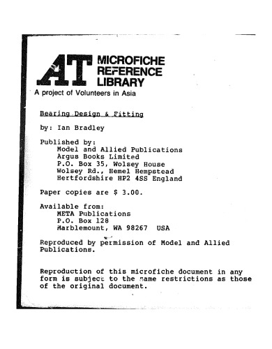طراحی و نصب بلبرینگ ، نسخه جدید تجدید نظر شده
