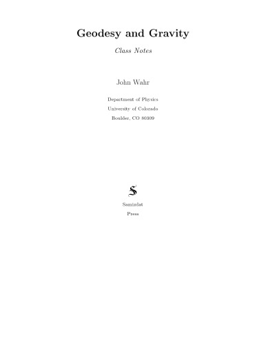 ﻿ژئودزی و جاذبه