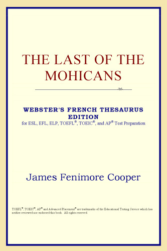 The Last of the Mohicans (نسخه رساله فرانسوی وبستر)