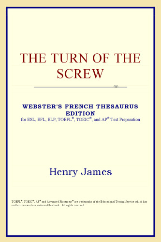 ﻿The Turn of the Screw (نسخه اصطلاحنامه فرانسوی وبستر)