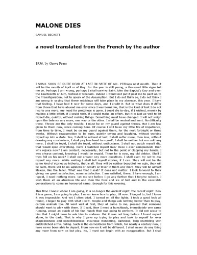 مالون می میرد