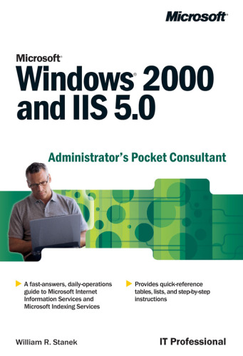 ﻿مشاور جیبی Microsoft Windows 2000 و IIS 5.0 Administrator (نرم افزار مدیریت)