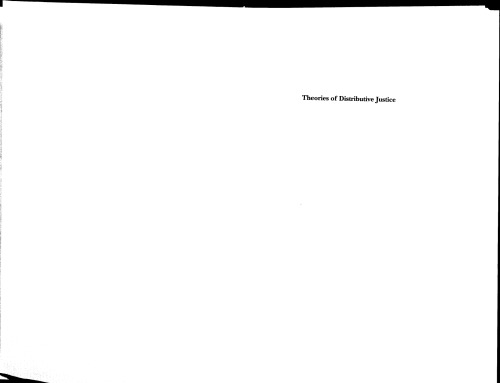 نظریه های توزیع عدالت