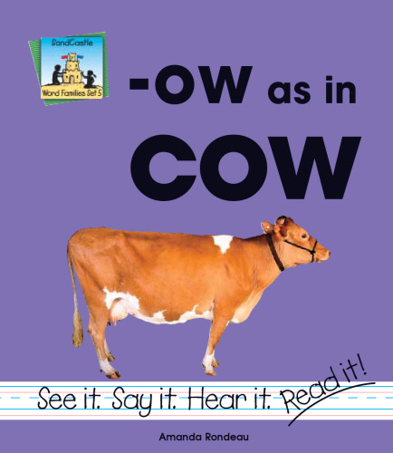 ﻿Ow As in Cow (Word Families Set 5)