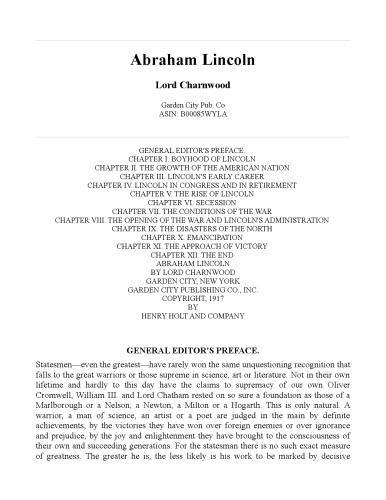 آبراهام لینکولن