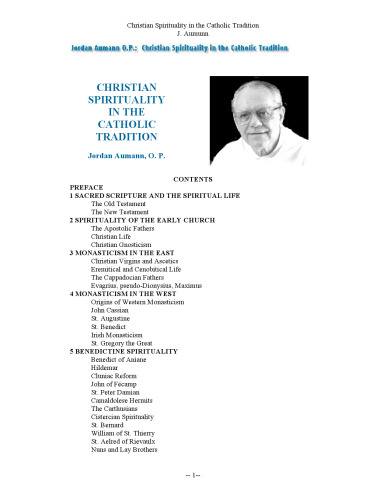 معنویت مسیحی در سنت کاتولیک