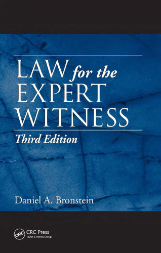 قانون برای شاهد خبره ، چاپ سوم