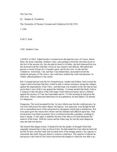 The One Tree (دوم تواریخ عهد توماس ، کتاب 2)