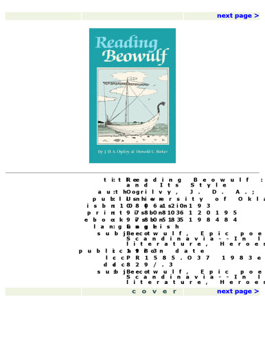Read Beowulf: درآمدی بر شعر ، پیشینه و سبک آن
