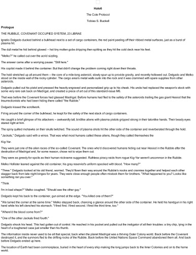 هاله: پروتکل کول