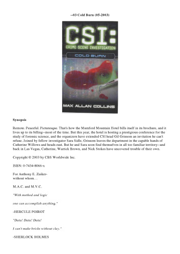 CSI: سوزاندن سرما