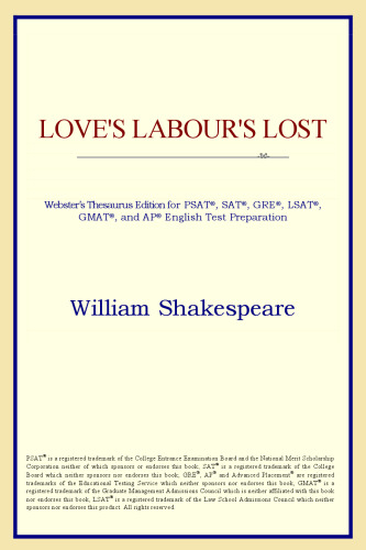 ﻿Love's Labour's Lost (نسخه اصطلاحنامه وبستر)