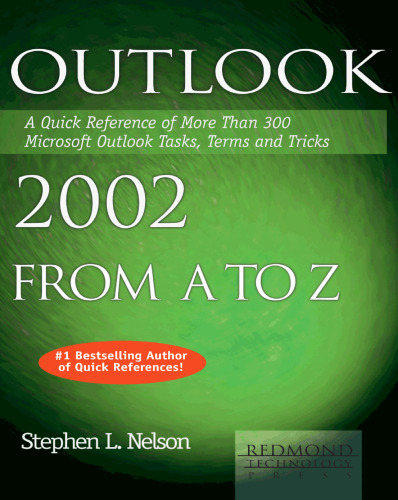 ﻿Outlook 2002 از A تا Z: مرجع سریع بیش از 200 کار، شرایط و ترفند Microsoft Outlook