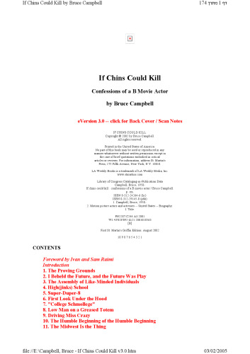 If Chins Could Kill: اعترافات یک بازیگر فیلم B