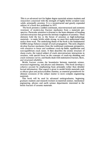 شکستگی مواد جامد شکننده (سری علوم جامد کمبریج)