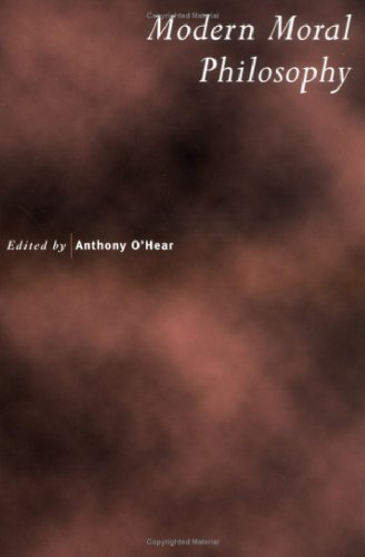 فلسفه اخلاق مدرن: مؤسسه فلسفی رویال مکمل: 54 (مکمل های فلسفه رویال