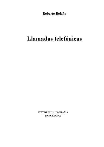 Llamadas telefonicas (نسخه اسپانیایی) (نسخه اسپانیایی)