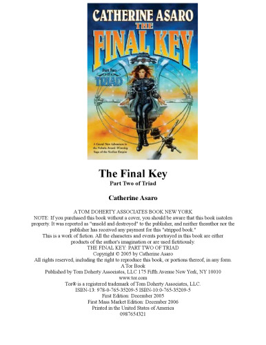 کلید نهایی: قسمت دوم از Triad (حماسه امپراتوری اسکولیایی)