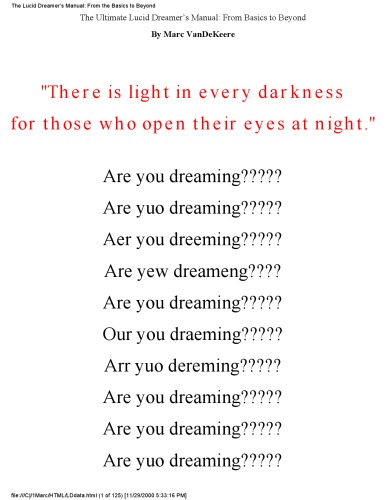 ﻿کتابچه راهنمای رویاپرداز نهایی شفاف: از مبانی تا فراتر