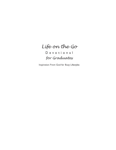﻿Life on the Go Devotional for Grads