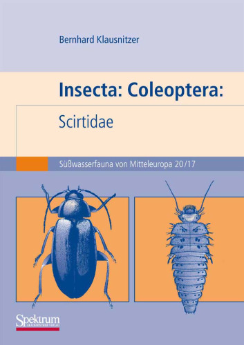 Insecta: Coleoptera: Scirtidae: جانوران آب شیرین اروپای مرکزی. جلد 20 17