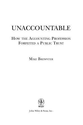 غیرقابل اعتبار: چگونه حرفه حسابداری اعتماد عمومی را از بین برد