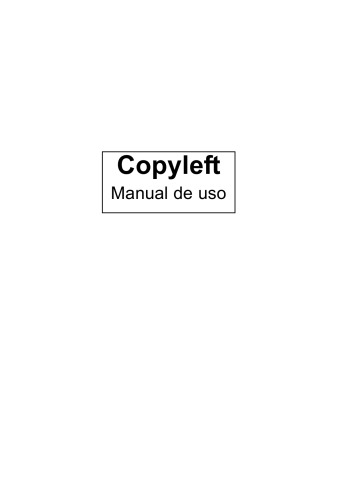 Copyleft: راهنمای کاربر