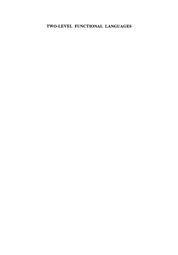 زبانهای عملکردی دو سطح