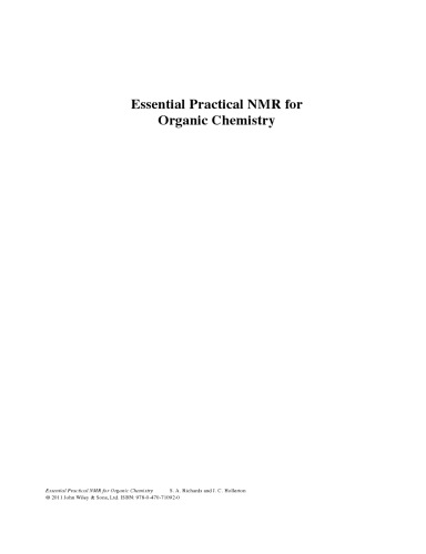 NMR ضروری عملی برای شیمی آلی