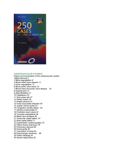 250 مورد کوتاه در پزشکی بالینی