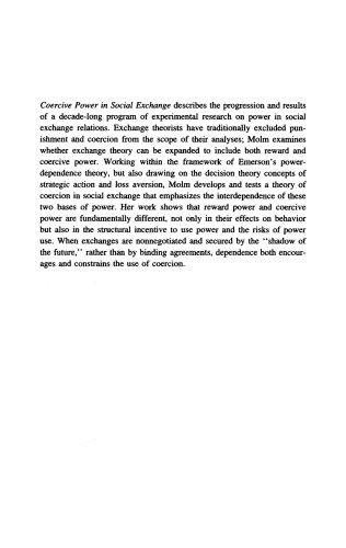 قدرت اجباری در مبادله اجتماعی (مطالعات عقلانیت و تحولات اجتماعی)