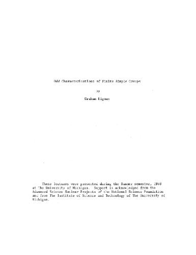 توصیفات عجیب و غریب گروههای ساده محدود