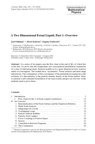 ارتباطات در فیزیک ریاضی - دوره 247