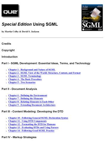 ﻿استفاده از Sgml (نسخه ویژه با استفاده از)