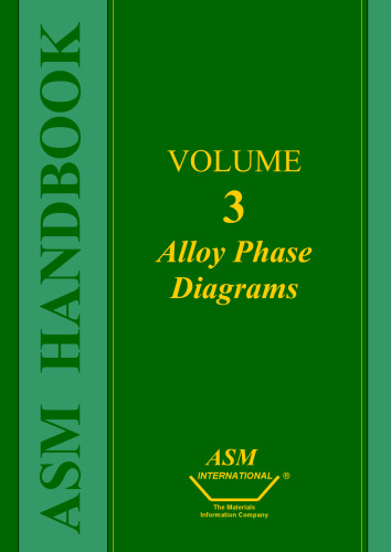 ﻿کتابچه راهنمای ASM، جلد 3: نمودارهای فاز آلیاژی (Asm Handbook)