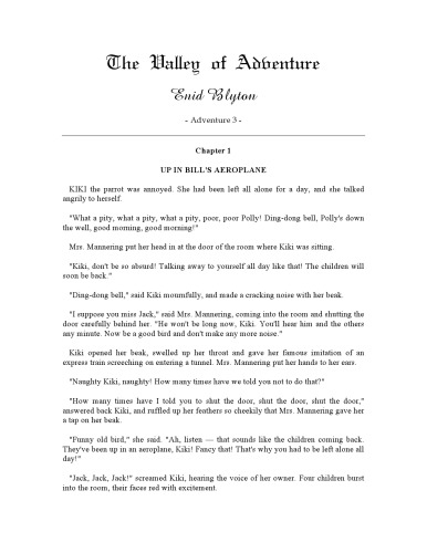 ﻿دره ماجراجویی (کتاب سوم از سری ماجراجویی)