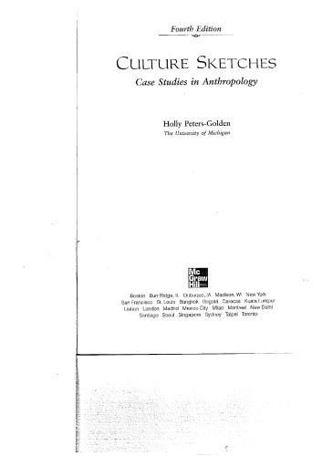 ﻿طرح های فرهنگ: مطالعات موردی در انسان شناسی