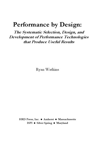 ﻿Performance By Design (Hpt in Action)