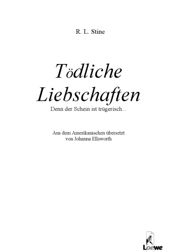 ﻿خیابان ترس عشق های مرگبار. زیرا ظاهر فریبنده است.