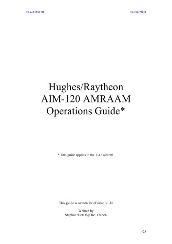 ﻿راهنمای عملیات Hughes Raytheon AIM-120 AMRAAM