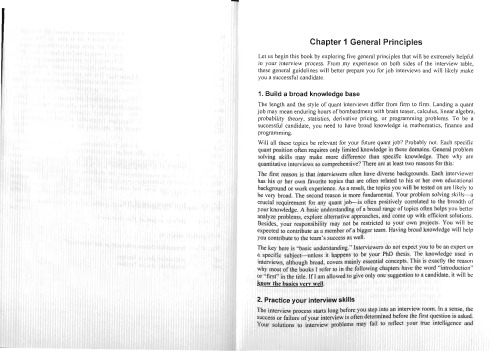 ﻿یک راهنمای عملی برای مصاحبه های کمی مالی