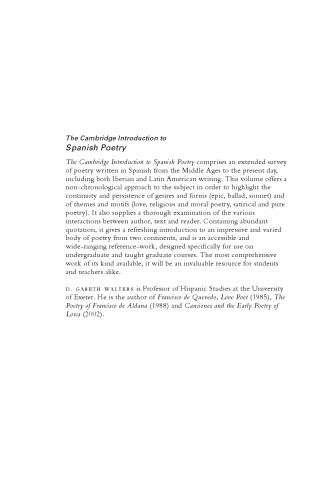 ﻿مقدمه کمبریج بر شعر اسپانیایی (مقدمه های کمبریج بر ادبیات)