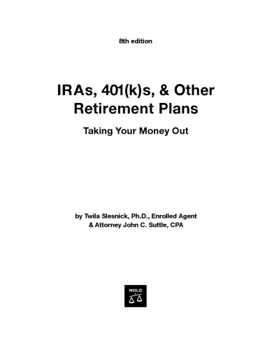 ﻿IRAs، 401(k)s و سایر برنامه های بازنشستگی: برداشتن پول خود