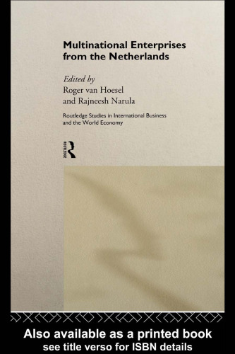 ﻿شرکت های چند ملیتی از هلند (مطالعات راتلج در تجارت بین المللی و اقتصاد جهانی8)