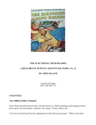 ﻿ذهن خوان الکترونیکی (ماجراجویی علمی ریک برانت شماره 12)
